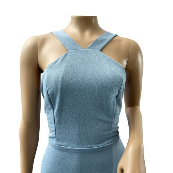 Birdy Grey Gene Dusty Blue Maxi Formal Bridesmaid Dress Large NWT - Picture 15 of 15